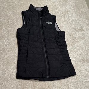 Black North Face Girls Vest